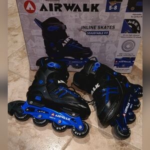 Airwalk Inline Rollerblades Skates Youth Sz 5 - 8
